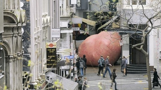 The Blob Attacks New Zealand — For Breast Cancer!